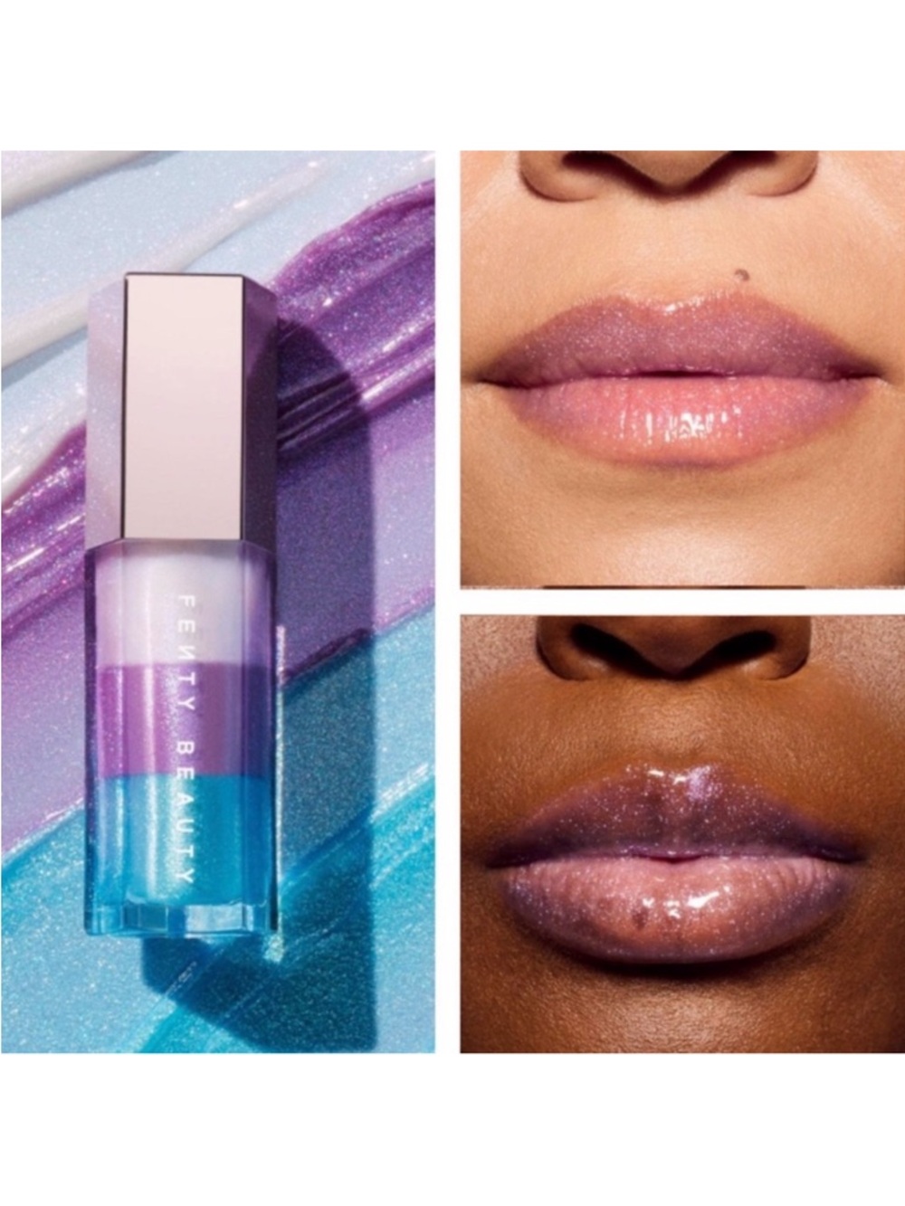 Fenty Beauty Gloss Bomb Stackz Layered Lip Luminizer Unicorn Blizzard